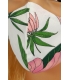 CV010 Maseczki wielorazowe - Różowe kwiaty - bawełna 100% - 2 szt